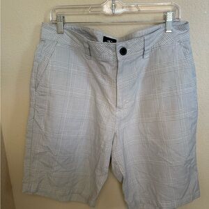 O'Neill Light Gray Plaid Men's Shorts